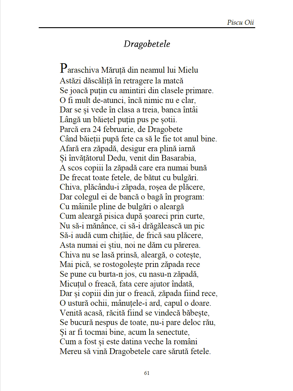 Gheorghe Sinescu - Piscu Oii, pagina 61 Gheorghe Sinescu - Piscu Oii, pagina 61